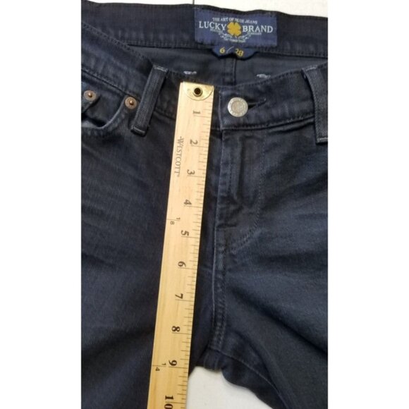 Lucky Brand Knox Sweet' N Low Stretch Dark Blue Denim Boot Jeans Women's 6/28 - Picture 3 of 16